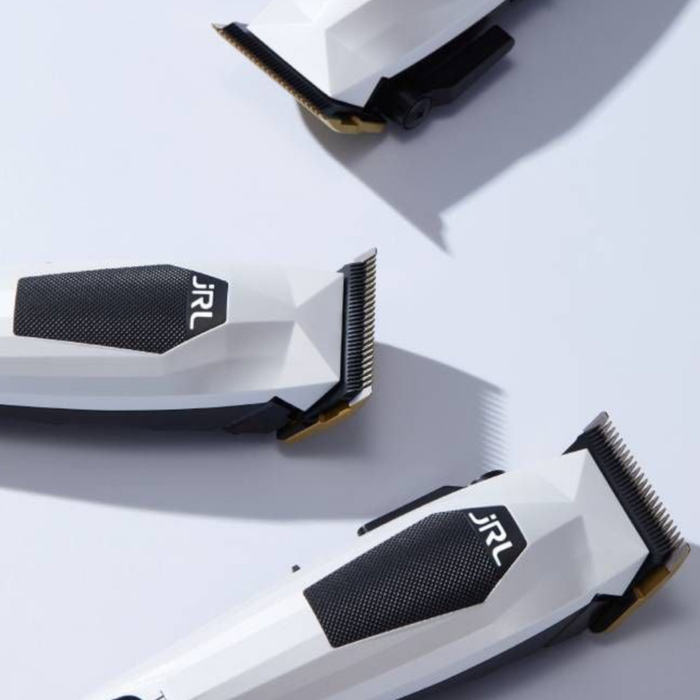 JRL 3000C HAIR CLIPPER WHITE -  Taper blade