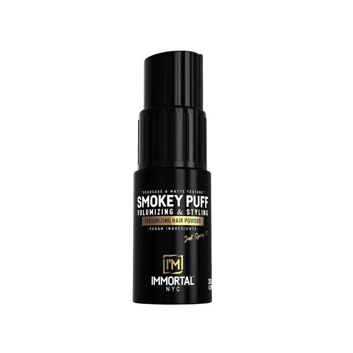 IMMORTAL NYC SMOKEY PUFF VOLUMIZING & STYLING POWDER WAX BLACK - sprej za volumen z mat učinkom