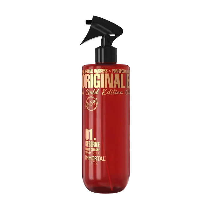 IMMORTAL NYC ORIGINAL EAU DE RESERVE 01 GOLD EDITION COLOGNE 500ML