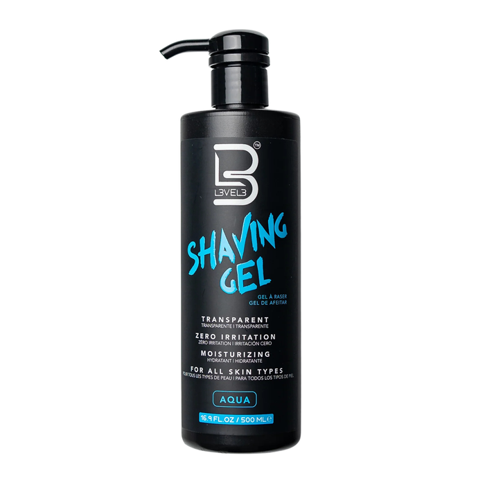 L3VEL3 SHAVING GEL AQUA - Gel za britje