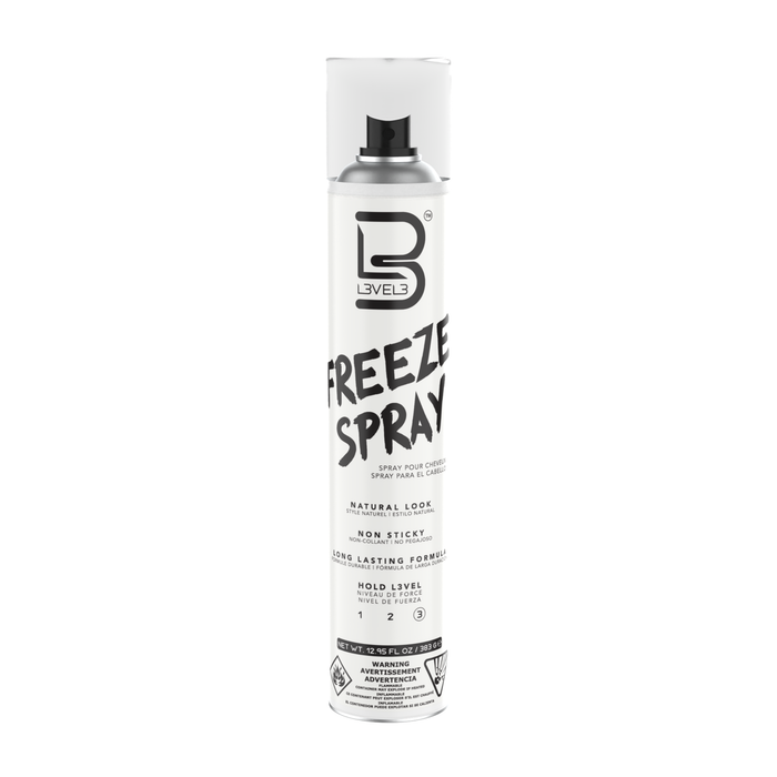 L3VEL3 FREEZE HAIR SPRAY - Sprej z močnim utrjevanjem