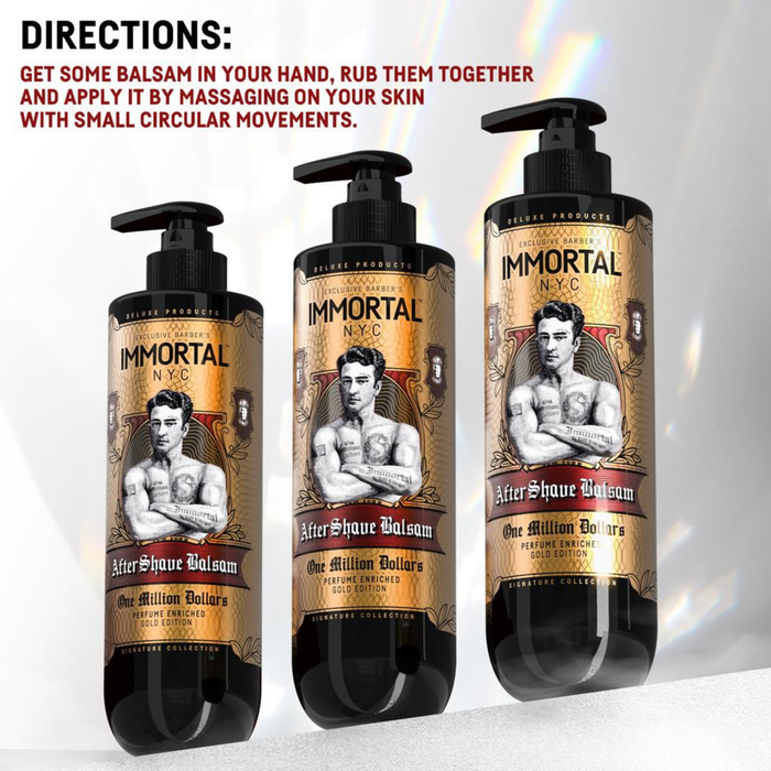 IMMORTAL ONE MILLION  AFTERSHAVE BALSAM 500ml