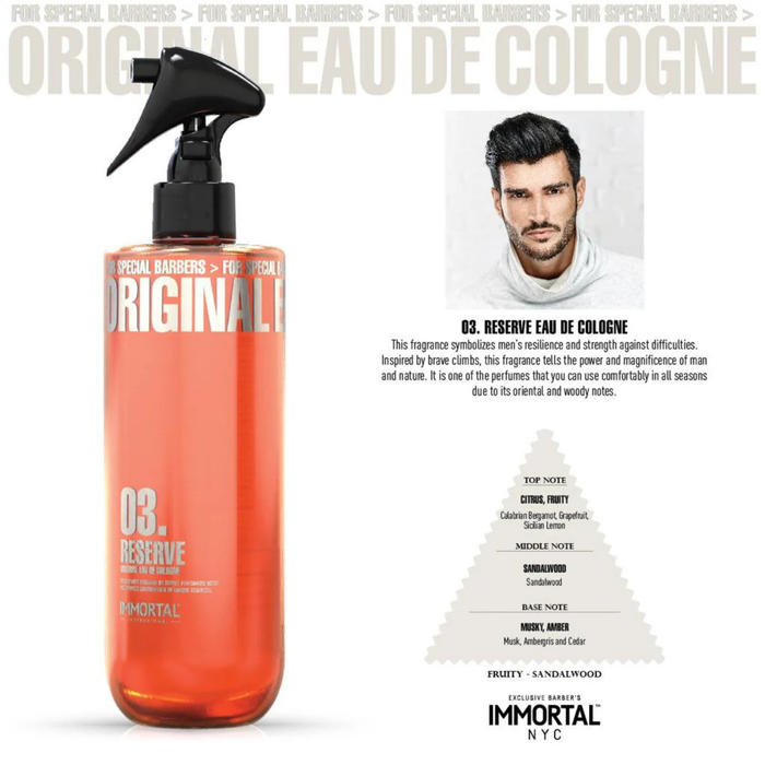 IMMORTAL ORIGINAL 03 RESERVE EAU DE COLOGNE