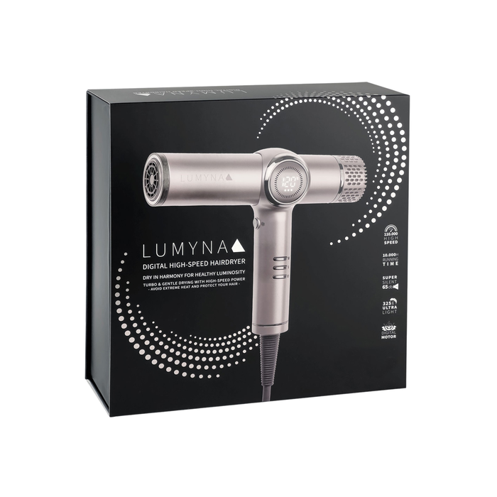 Efalock LUMYNA 2v1 - Digitalni fen & kodralnik 2v1 + DARILO 2 Aircurl nastavka za kodranje las