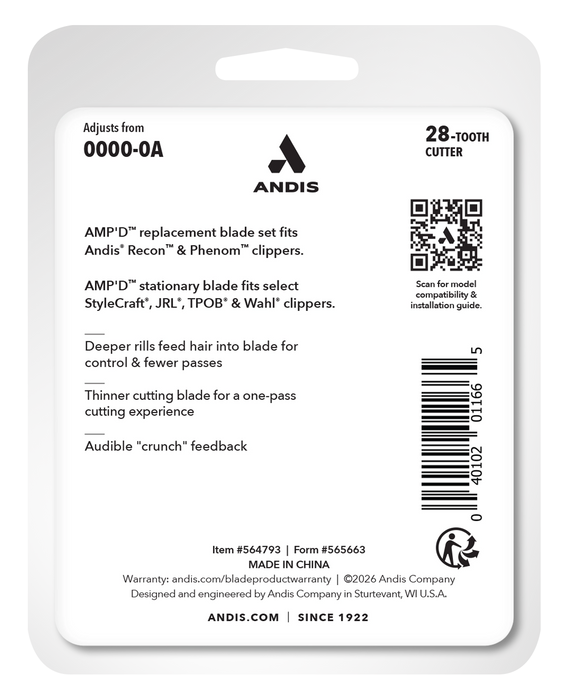 ANDIS Recon AMP'D REZILO