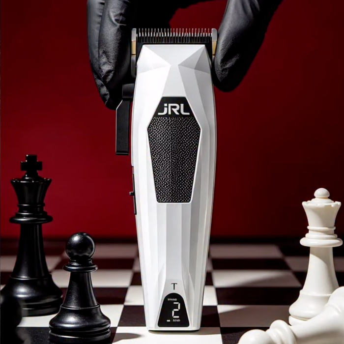 JRL 3000C HAIR CLIPPER WHITE -  Taper blade