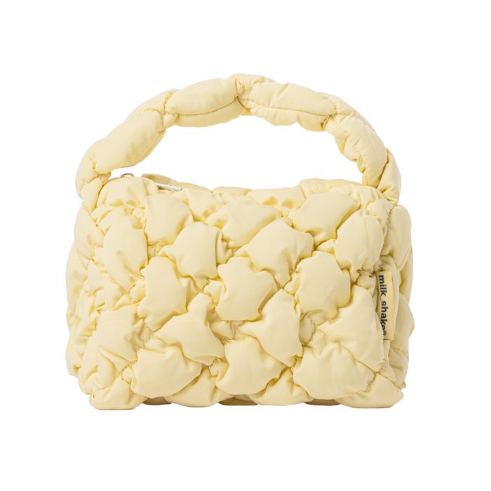 Yellow Mini Puffer Bag - rumena puhasta torbica