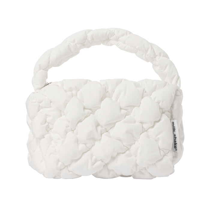 White Mini Puffer Bag - bela puhasta torbica