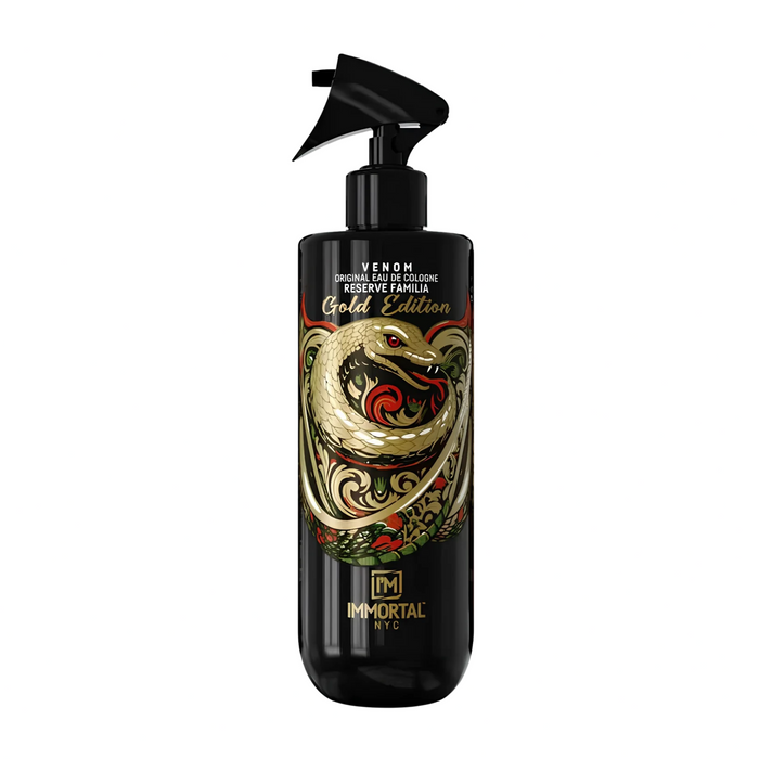 IMMORTAL NYC ORIGINAL RESERVE EAU DE VENOM GOLD EDITION COLOGNE 500ML