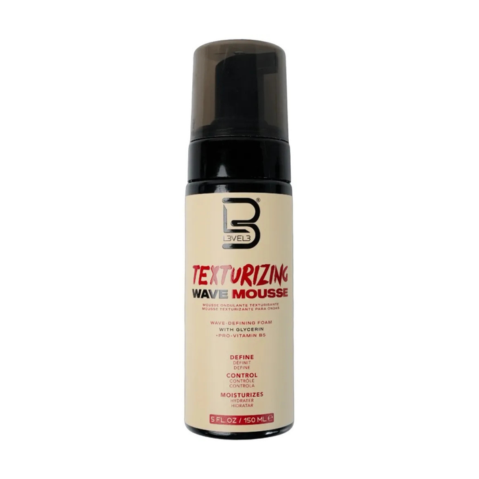 L3VEL3 TEXTURIZING WAVE MOUSSE - Pena za oblikovanje kodrov