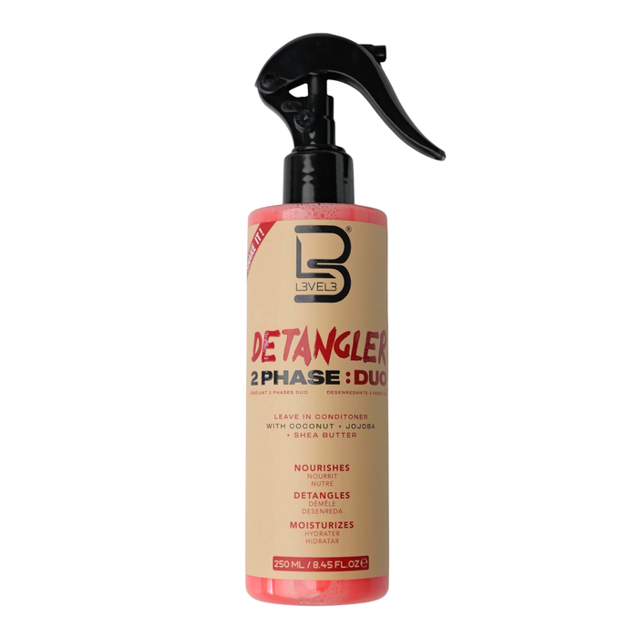 L3VEL3 2 PHASE DETANGLER SPRAY - Leave-in balzam za intenzivno vlaženje in lažje razčesavanje