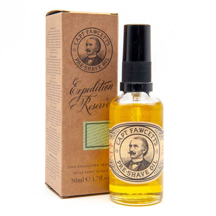 Captain Fawcett's Expedition Reserve Pre-Shave Oil 50ml